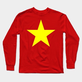 Vietnam Flag Long Sleeve T-Shirt